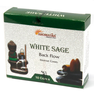 BackFlow Incense Cones (White Sage)