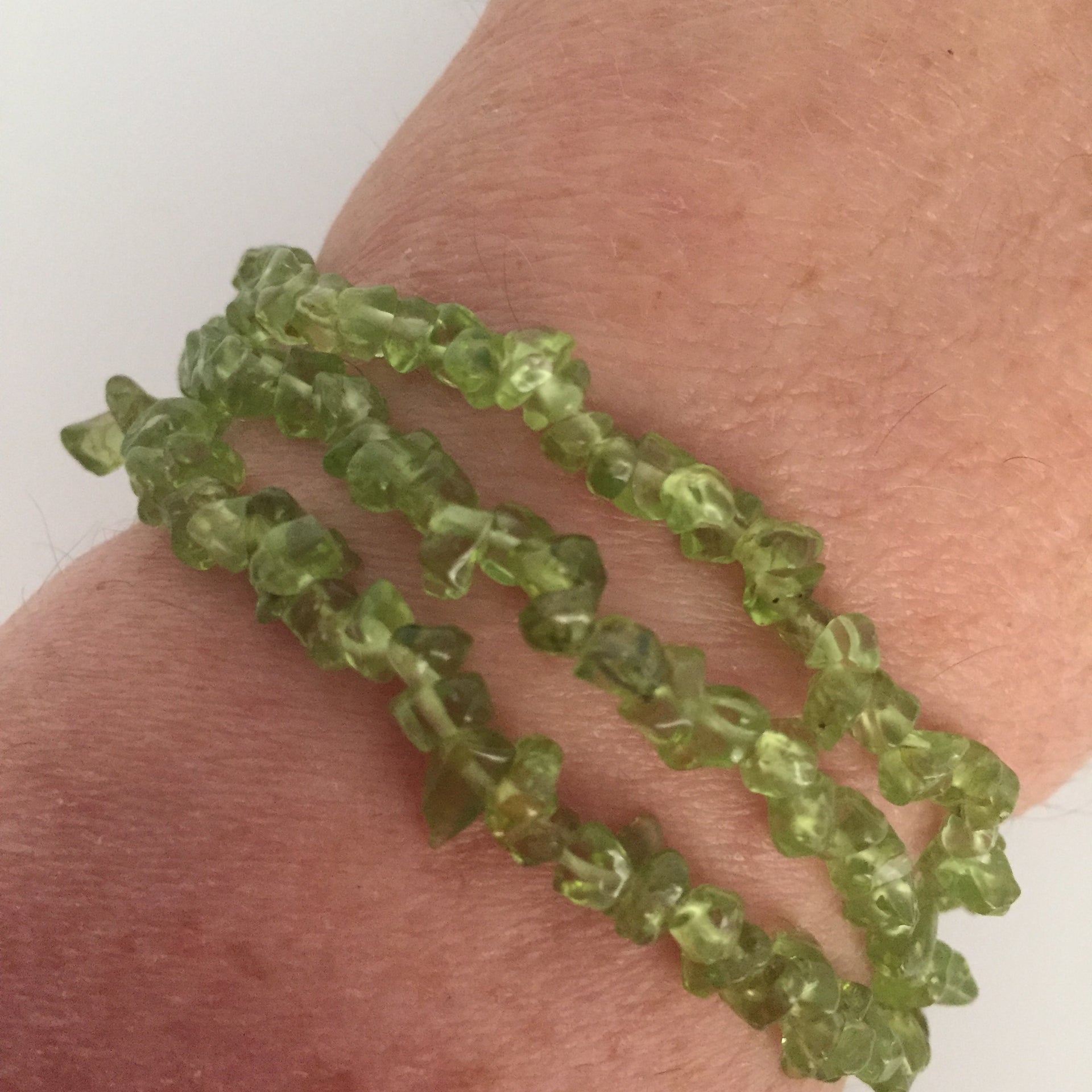 Peridot chip Bracelet